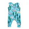 Pagliaccetti per neonati 80 disegni Cactus Forest Dinosaur Unicorn Alpaca 4 luglio Stelle Boy Girls Neonato Abbigliamento estivo per bambini Jumpsui8792011