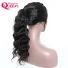 Свободная волна бразильский парик полные кружева человеческие парики для волос для черных женщин 130% плотность предварительно сорванные волосы девственницы