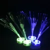 Led Capelli Flash Treccia Trecce luminose colorate Parrucca di plastica Decorazione dei capelli Splendida fibra Treccia luminosa Accessori Capelli lampeggianti4227059