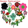 10 pcs Random Diy Plant patches for clothing iron embroidered patch applique iron on patches sewing accessories badge for clothes bag