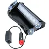 8 LED Warning Caution Car Van Truck Emergency Strobe Light Lamp For Interior Roof Dash Windshield RedBlue5674328