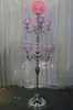 Utsökt Tall 9 Arms Crystal Candelabra för Wedding Centerpiece