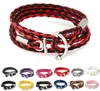 Navigazione alla moda Braccialetti di ancoraggio Bracciale Infinity PU Charm Fish Hook con per uomo Donna Coppia Bracciale MIX Style gioielli