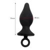 IKOKY Mini Plug anale Butt Plug per principianti con anello di trazione Giocattoli erotici in silicone Giocattoli erotici per uomini Donne Massaggiatore prostatico q170718