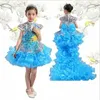 Vestito per bambini Costume da pianoforte Coda staccabile Costume da ragazza di fiori Tipo lungo e corto Costume da pavone cinese migliorato kid288