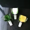 Four claw color bubble head , New Unique Glass Bongs Glass Pipes Water Pipes Hookah Oil Rigs Smoking with Dropper