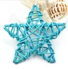 6cm Lovely Rattan Star Sepak Takraw Christmas / BirthdayHome Bröllopsfestdekorationer DIY Ornaments Rattan Ball Barnleksaker G912