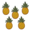 10 adet Ananas Meyve Yamalar Rozeti Giyim Demir Işlemeli Yama Aplike Demir On Yamalar Dikiş Aksesuarları Için Giysi