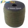 252 kleuren 50 meter Paracord 550 Paracorde touw Cuerda Escalada Mil Spec Type III 7 Strand Parachute Outdoor Campling Survival Pur5368035