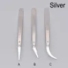 Heat Resistant Stainless Steel Ceramic Tweezers Pointed Tip For Coils Wholesale 100pcs/lot