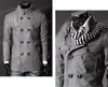 Fashion Stylish Men's Trench Coat, Winter Jacket ,mens mid-long slim Double Breasted Coat ,Overcoat woolen Outerwear M-XXXL NEW ARRIVE!hight