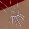 Wholesale - lowest price Christmas gift 925 Sterling Silver Fashion Necklace+Earrings set QS107
