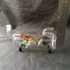 Kolor Dragon Water Smoke Glass Bongs Akcesoria Hurtowe Szklane Bong