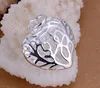 10pcs 925 argento threedimensional Hollow Heart Love Pendant Fit Bracciale Collana dimensione 27mm 26mm 20pcslot 9673860