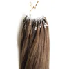 6 Medium Brown Micro Ring Hair Hair Extensions 100g 1GS Micro Bead Hair Extensons 100s Zastosuj naturalne mikro łącze Huma8080619