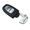 Garanterad 100 3Button Smart Remote Key Shell Replacement för Audi A4L A6L A5 Q5 Key Shell Insert Small Key 3210211