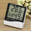 Mini Digital LCD Température Humidité Compteur Horloge Hygromètre Intérieur Thermomètre