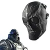 Army Mesh Full Face Mask Skull Skeleton Airsoft Paintball BB Gun Game Protect Safety Mask2398