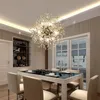 Moderne pissenlit LED plafond lumière Lustres éclairage Globe pendentif boule Lampe pour salle à manger Salon Chambre Chambre d'appareils d'éclairage