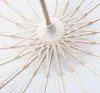 新しいホワイトペーパーパラソルDIY絵画傘中国語クラフト傘ブライダルウェディングパラソル5サイズの長いハンドルドロップ輸送