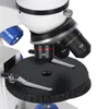 Microscope biologique monoculaire professionnel de livraison gratuite 64-640X haut et bas LED microscope éducatif de laboratoire d'école à domicile conception portable