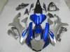Kit de carénage de carrosserie d'injection pour Yamaha YZF R1 09 10 11 12 13 14 ensemble de carénages bleu argent YZFR1 2009-2014 OR12