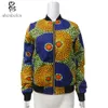 Damesjassen Groothandel - Lente Herfst 2021 Mode Womens Jas Afrikaanse Kleding Batik Afdrukken Lange Mouw Basic Rits Jacket Losse Stan