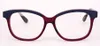 Ny ankomst Mode Kvinnor Glasögon Ramar Designer Glasögonram Full-fälg Acetat Optisk ram med Clear Lens Glasögon Ram Gafas