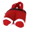 Julpresent Santa Pants Style Christmas Candy Gift Bag Xmas BAG GRUND JUL SUCKAGE PAG PAG FLELLER PAGS 50PCS1892328