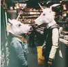 Divertente cosplay testa di animale Maschera Halloween maschere a pieno facciale Costume da festa Teatro Prop Novità Maschere di testa di cavallo in lattice di gomma