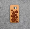 Luxus Carving Holz Fällen Für Iphone 5 6 6 s plus 7 Telefon Abdeckung Echt Bambus Holz Fall Für Samsung Galaxy S6 S7 rand S5