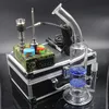 ArmyGreen color Temperature control Dnail quartz titanium nail coil heater glass bong glass water pipes bongs