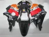 Karosserie-Kunststoffverkleidungsset für Honda CBR900RR 2002 2003, rot-schwarzes Verkleidungsset CBR 954RR 02 23 OT43