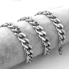 Fashion Jewelry 316L Stainless Steel men's Boys 10mm / 15mm Cuban Curb Chain Link Necklace Vintage Clasp for Men's Gifts 20 inch - 32 inch