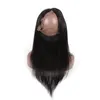 Brasilianisch vorgezogene 360 ​​Spitzenfrontanhaare mit Baby Haar 70-100 g natürlicher Haaransatz Straight 360 Spitze Frontalverschluss1984