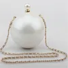 Wholesale-2016 Hot Fashion Pearl Party Globe Evening Bag Day Clutch Ladies Mini Handbag Chain Cross Body Shoulder Bag Purse Bolso