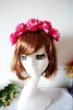 U Escolha Handmade Floral Crown Rose Headband Do Casamento Headpiece Cabelo Garland # T701