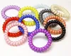 Quality Candy Color Telephone Cord Elastic Hair Rubber Bands Ties Rope For Women Big Circle Ring Hairwear Lady Headbands Accessories