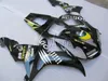 Zestaw owiewki motocyklowej dla Yamaha YZF R1 02 03 Black Ceakwork Fairings Zestaw YZF R1 2002 2003 OI06