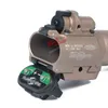 새로운 SF X400V-IR 손전등 전술 총기 조명 LED 흰색 및 IR 출력 레드 레이저 다크 earth263r