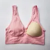 Frauen sexy Push -up -Brust -Genie -BH mit entfernbaren Pads nahtlose farbenfrohe Unterwäsche 9 Farben auf Lagerbestand