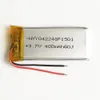 3.7V 400mAh 402248リチウムポリマーLi-PO充電式バッテリーLiイオンセルPSP vedioゲームBluetoothスピーカーランプ