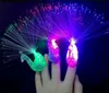 Hot sell Creative Luminous ring toy flash peacock shape Finger lamp Luminous toy children toys IA892