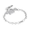 IJP2001 Arbre de vie en acier inoxydable et fleur de lotus Aimant Huile essentielle Diffuseur d'arômes Parfum Médaillon lien Bracelet Cadeau pour amis