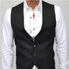 Hurtownie - Nowa wersja V Neck Kamizelka Mężczyźni Hurtownie Casual Gilet Single Breasted Kamizelki Darmowe Kamizelki Dla Mężczyzn Cole Black Waistcoat