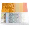 48 fogli 35cm * 4cm Mix Color Transfer Foil Nail Art Star Design Sticker Decal per la cura dello smalto DIY Universe Nail Art Decoretion