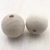 30MM الخشب الخرز جولة اللون الأصلي للطلاء DIY النتائج الخشب الأزياء 100pcs / Lot Shippng مجانا