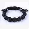 Whole Fashion Shambhala Jewelry New Mix Colors s Promotion 10mm Crystal AB Clay Disco 9 Balls Shambala Bracelets1789715