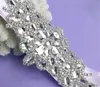 Low High Quality Bridal Sashes Belts Size Crystal Shinny Elegant Women Belts Ivory White Ribbon Ready to Ship6750345