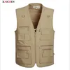 Wholesale- Factory wholesale Summer Men Multifunctional  Vest Sleeveless Jackets Coats Clothes Photography Vest